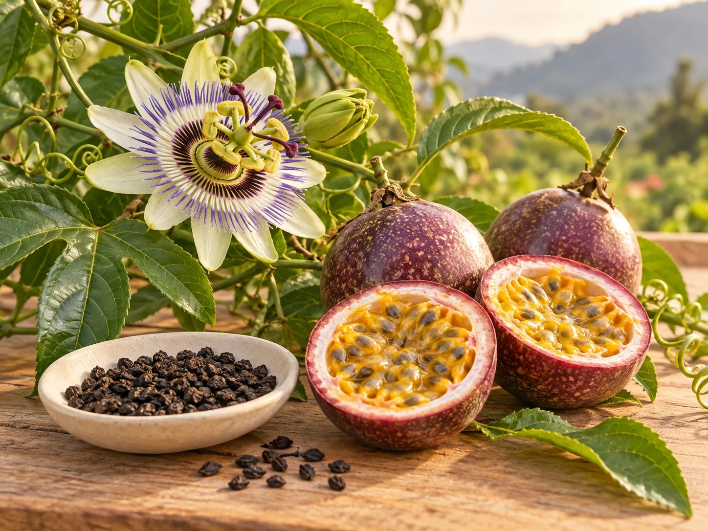 Semences de fruit de la passion